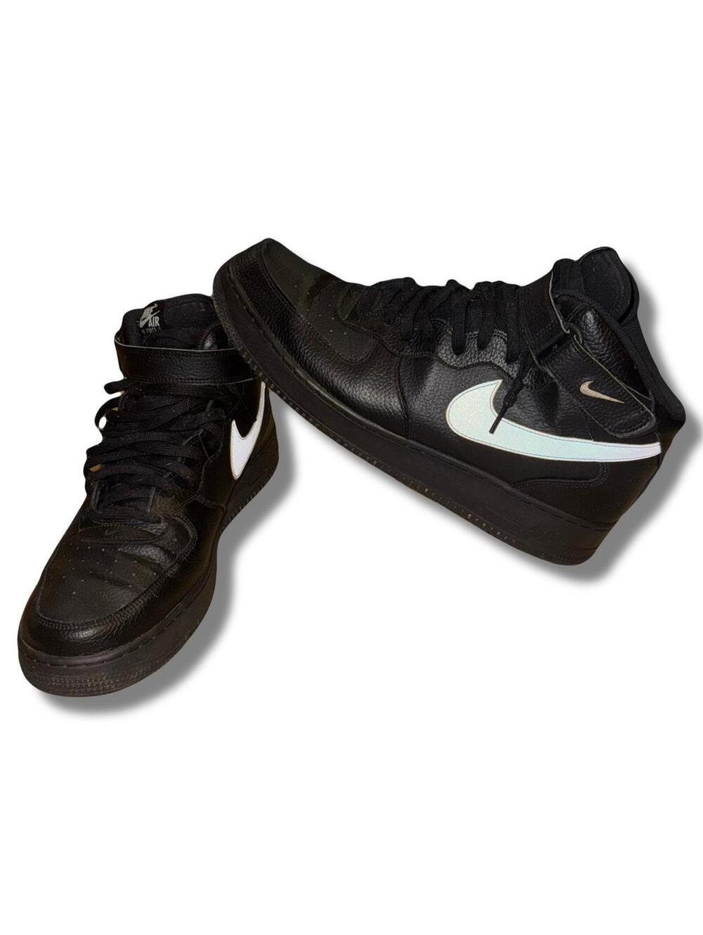 2017 Nike Air Force 1 Mid '07 Black Sail - Size 15 - 315123-043